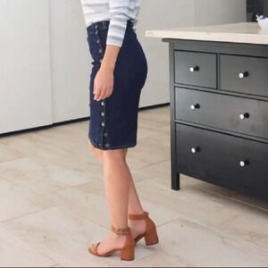 Susana Monoco Denim pencil skirt